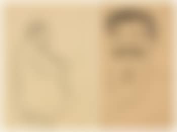 Le peintre Paul Robert. Silhouette (preview)