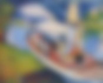 Bateau sur La Seine, environs de Paris (preview)