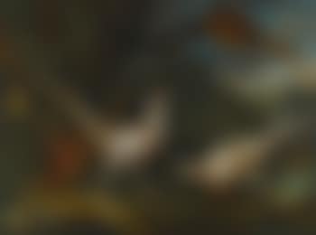 Oriental Pheasants By A Pond in A Wooded Landscape (preview)