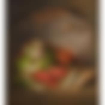 Kitchen Still Life with Asparagus, Poultry and Lobsters (preview)