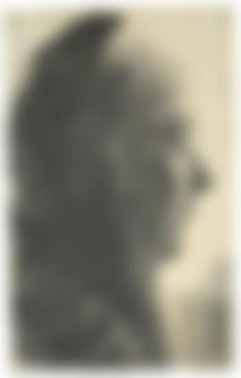 Frau Mit Mantille Im Profil Nach Rechts (preview)