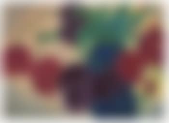 Tulpen (rot Und Violett) In Einer Blauen Vase (preview)