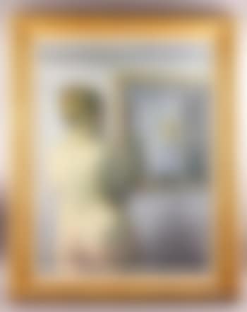 Self portrait of the artist and his model (preview)