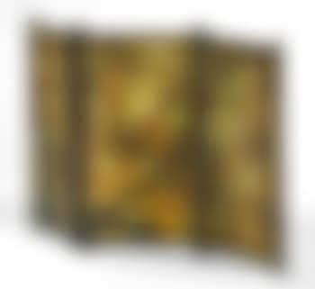 Three-panel 'Pine Needle' Tea Screen (preview)