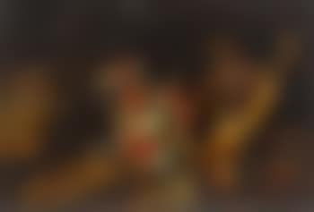 Stillleben mit Blumen, Früchten, Tischgerät und erlegtem Hasen (preview)