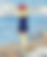 Bathing girl on Hornbæk Beach (preview)