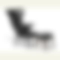 High-back wingchair with matching stool (preview)