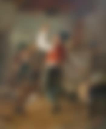 A peasant doing a jig in an interior (preview)