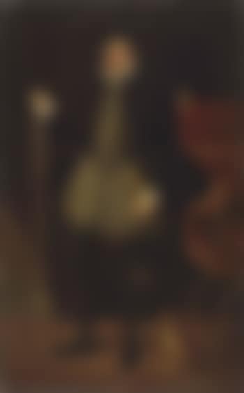 Portrait of William Herbert, 1st Earl of Pembroke (1506-1570), full-length, in a richly embroidered black doublet and hose, wearing the Order of the Garter with a pendant of the Greater Saint George (preview)