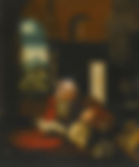 SAINT JEROME IN HIS STUDY (preview)