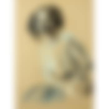 Portrait Of An Elegant Woman In a Blue Dress (preview)