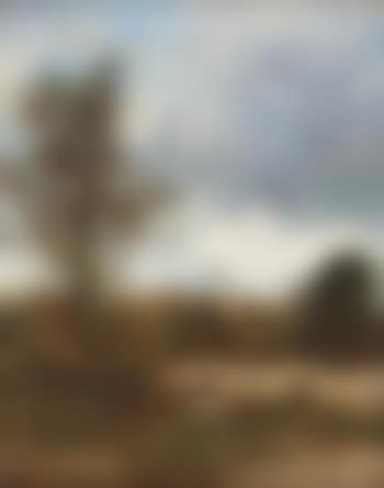 Südliche Landschaft mit malerischem Städtchen (preview)