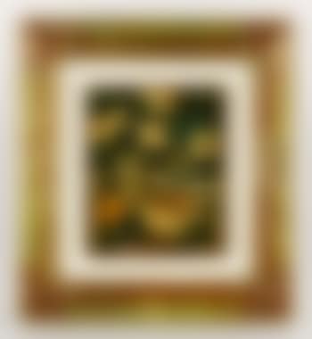 Still life with bouquet of flowers and bowl of fruit (preview)