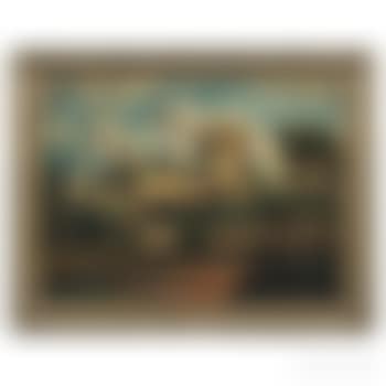 River Landscape with Ruins of a Church (preview)