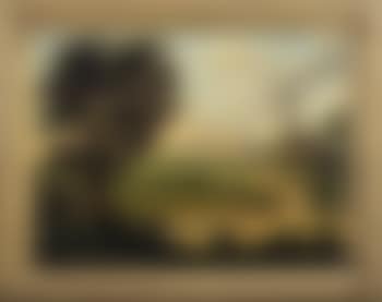 Country landscape with village and chapel (preview)