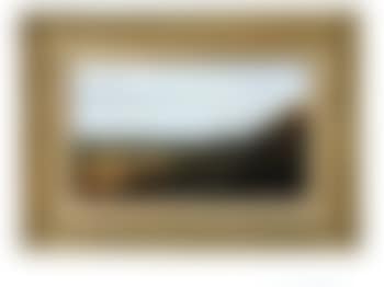 Landscape with riders on a pony, and a village and church beyond (preview)