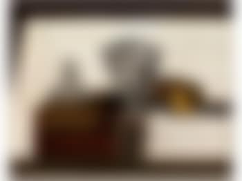 Zuckerdose mit Frucht und Büchern (preview)