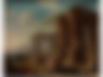Landschaft mit Ruinen und Staffagefiguren (preview)