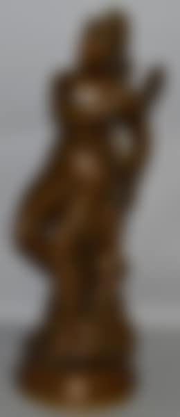 Figure of a near nude young lady carrying a wreath and a horn (preview)