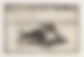 Caida un Picador de su Caballo debajo del Toro (preview)