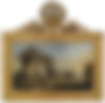 Capriccio with an Archway and a Cupola in the background; Capriccio with rustic Houses and a Tower on the Shore of a Lagoon; Capriccio with rustic Houses on the Shore of a Lagoon; Capriccio with an Archway on the Shore of a Lagoon (preview)