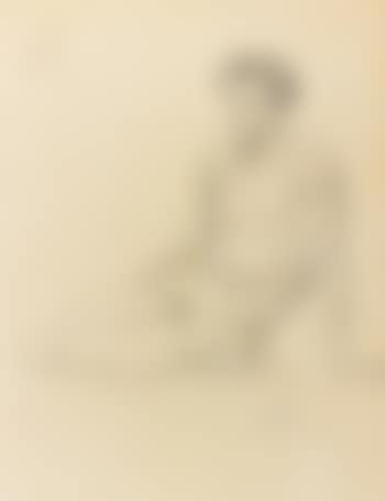 Study of a seated man for L'été (preview)