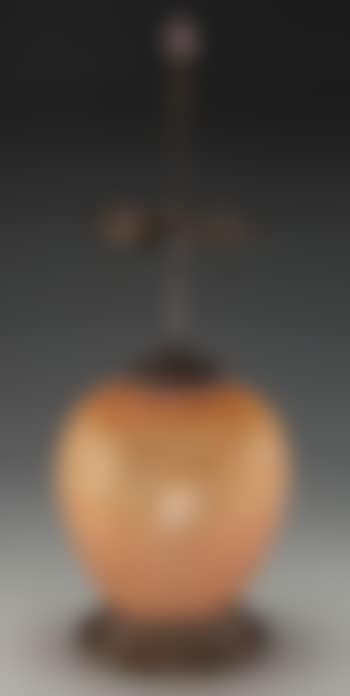 A Perruches Vase Mounted As A Lamp Base (preview)