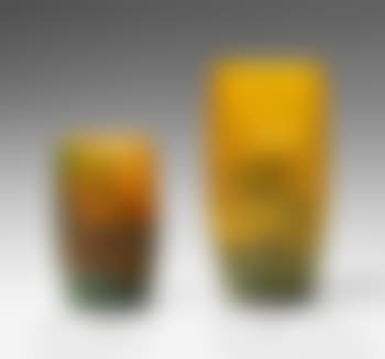 A small vase with mimosa decor (preview)