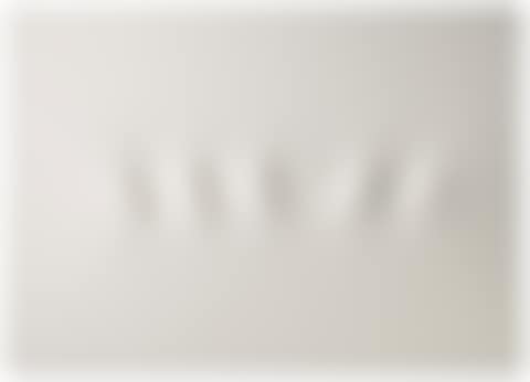 CINQUE OVALI BIANCHI
SIGNED, DEDICATED AND DATED 93 ON THE STRETCHER, ACRYLIC ON SHAPED CANVAS (preview)