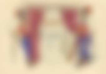 Design for 'Les Cosaques de Platov à Paris': Les trois demoiselles vues de dos (preview)