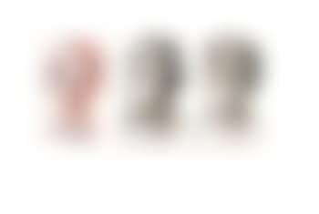 Untitled; Three out of four sculptural heads (preview)