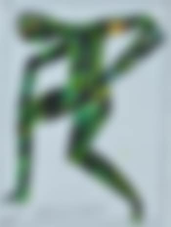 Dancer with Green Leaves (preview)