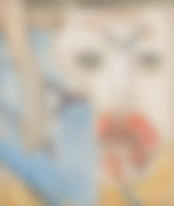 Compositie met hand en gezicht (preview)