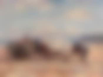Attelage aux boeufs sur la plage devant Bidart (preview)