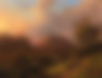 Open landscape with walkers and a castle in the background (preview)