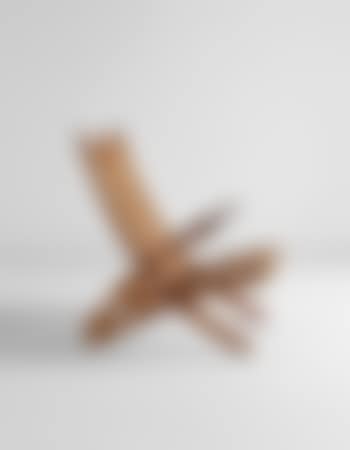 Rare Short 'Dolphin' Folding Armchair (preview)