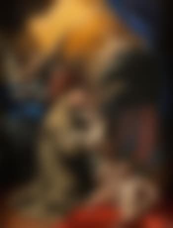 Heiliger Antonius von Padua mit Jesuskind und Engeln (preview)