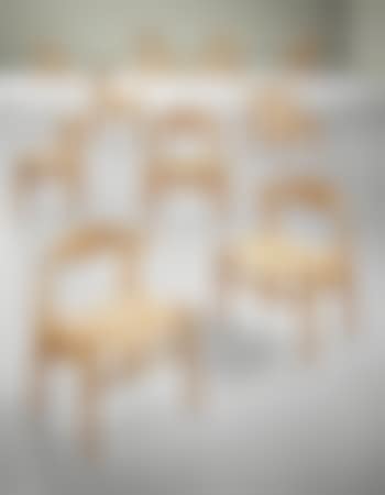 Set of ten 'Cowhorn' Chairs (preview)