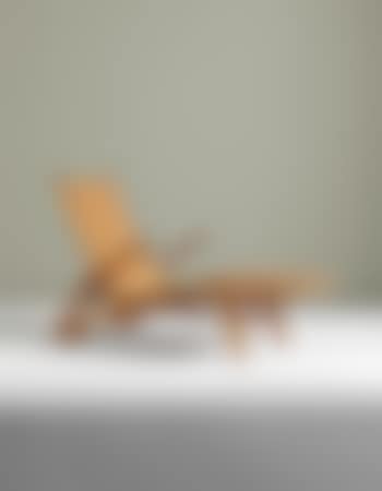 Rare long 'Dolphin' folding armchair (preview)
