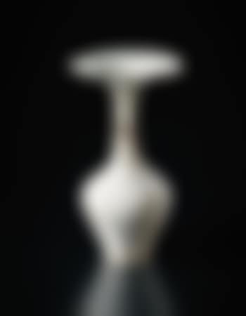 Vase with flaring lip and integral spiral (preview)