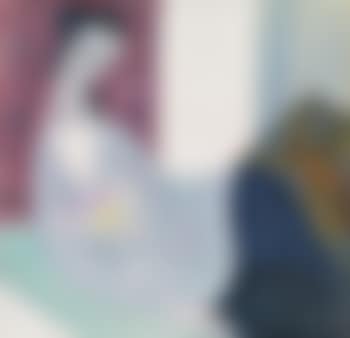 Lady holding a fan (preview)
