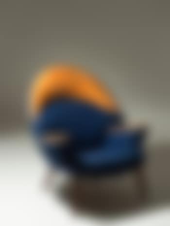 Rare Fauteuil 'Upholstered Peacock' by Johannes Hansen (preview)