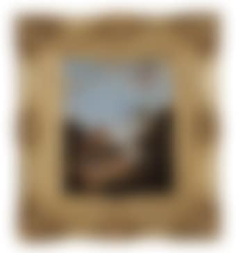 Orientalist architecture landscape (Oosters Stadsgezicht Met Figuren) (preview)