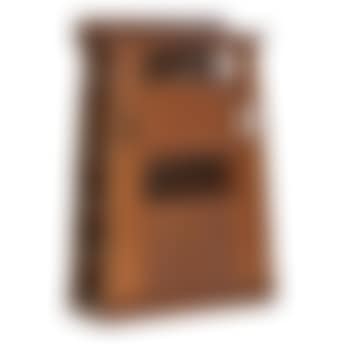 Rare drop-front desk with exterior shelves and  cutouts (preview)