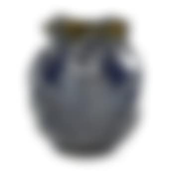 Large dimpled vase with torn and folded rim (preview)
