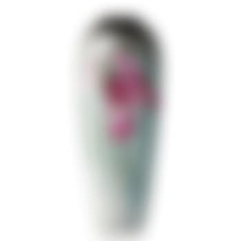 Tall Eocean vase with red and white irises (preview)