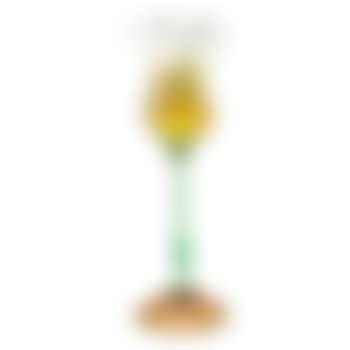 Tall pulled-feather floriform vase (preview)
