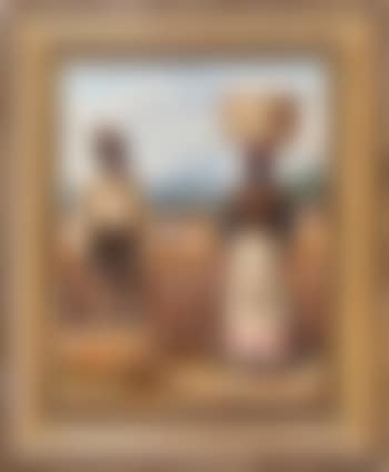 Male and female cotton pickers in the fields (preview)