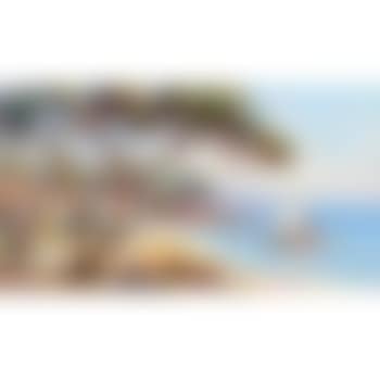 Coastal Scene with Ship (preview)