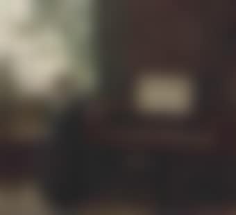 Young lady sewing in the music room (preview)